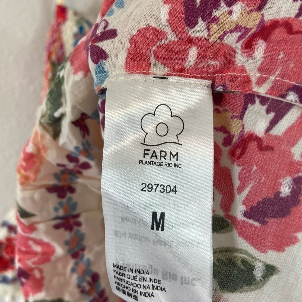 FARM RIO Spring Bananas Miniskirt size Medium - Picture 5 of 6